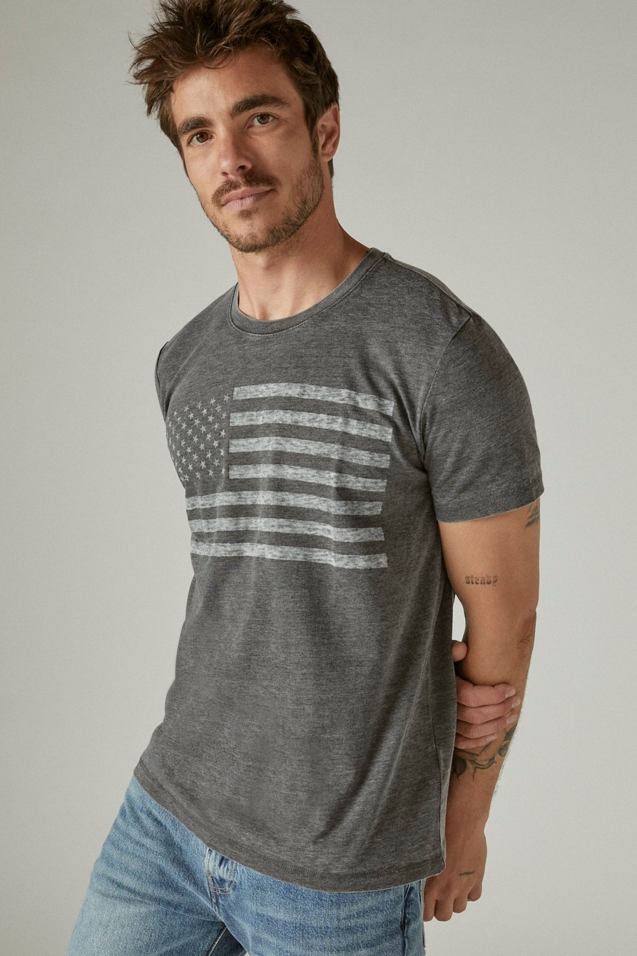 usa flag tee